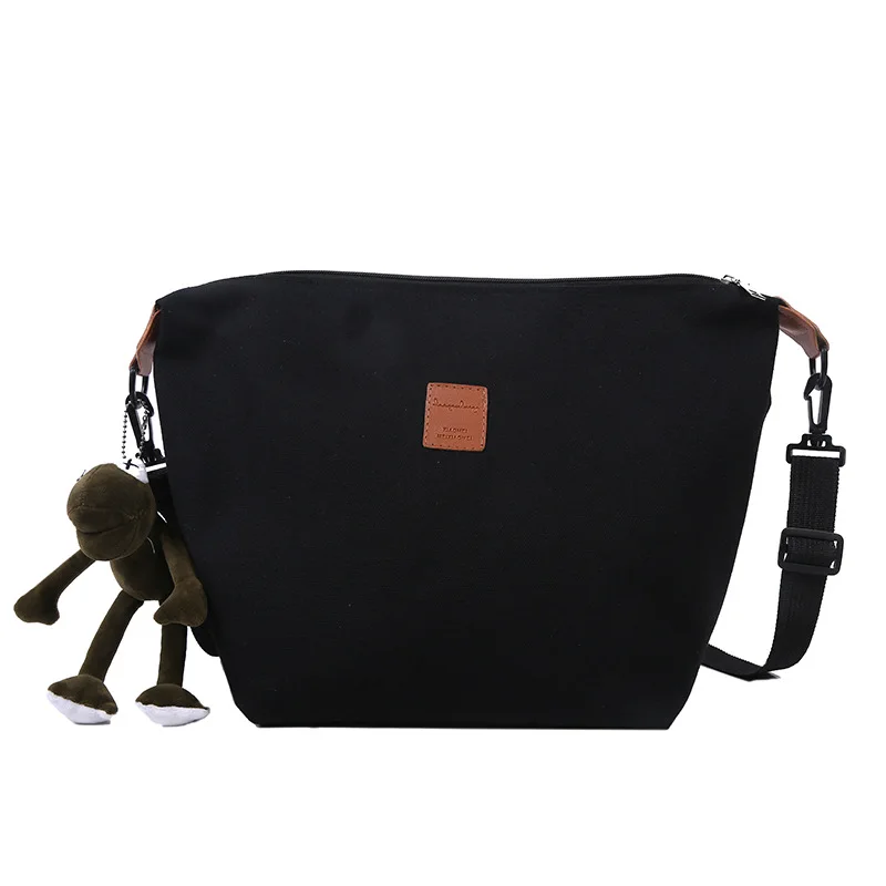 

Arts Office Manufacture Custom Lady Handbag 2021 New Simple Girl Canvas Shoulder Style Fashion Style Messenger Bag For Women