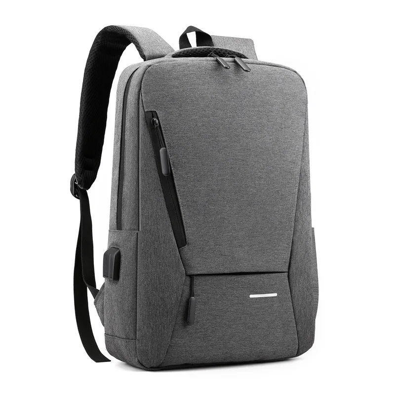 

Wholesale Nylon Black Business Travel Laptop Bags College Men Women Bagpack Backpack With USB Charging Port, Customizable