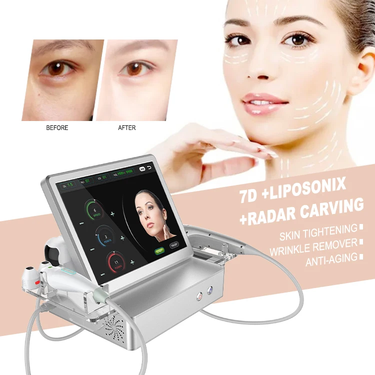 

HIFU 7D Machine Anti-Wrinkle Face Lifting Machine For Eyes/Neck/Body Skin Tightening Device 2022 beauty machine