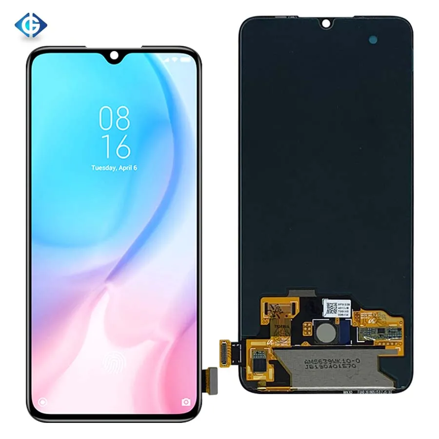 

for Xiaomi mi 9 Lite Screen with Touch Digitizer Assembly for Xiaomi 9 Lite LCD Display for Xiaomi CC9, Black mi cc9 pro display