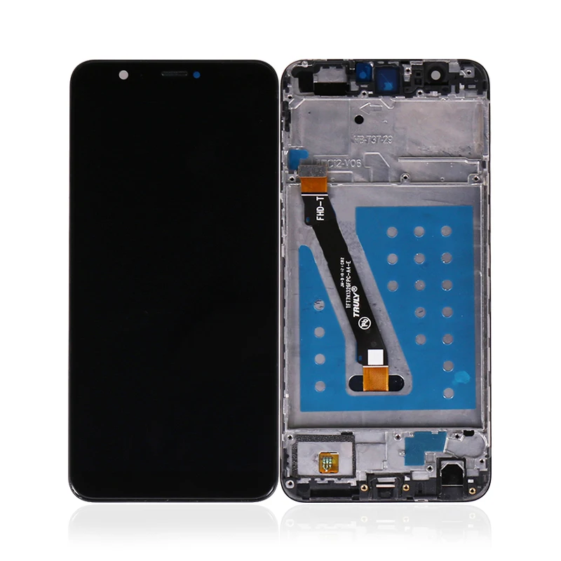 

Pantalla Ecran For Huawei P Smart LCD Display Touch Screen Digitizer For Huawei Enjoy 7S Assembly Replacement with Frame, White black gold
