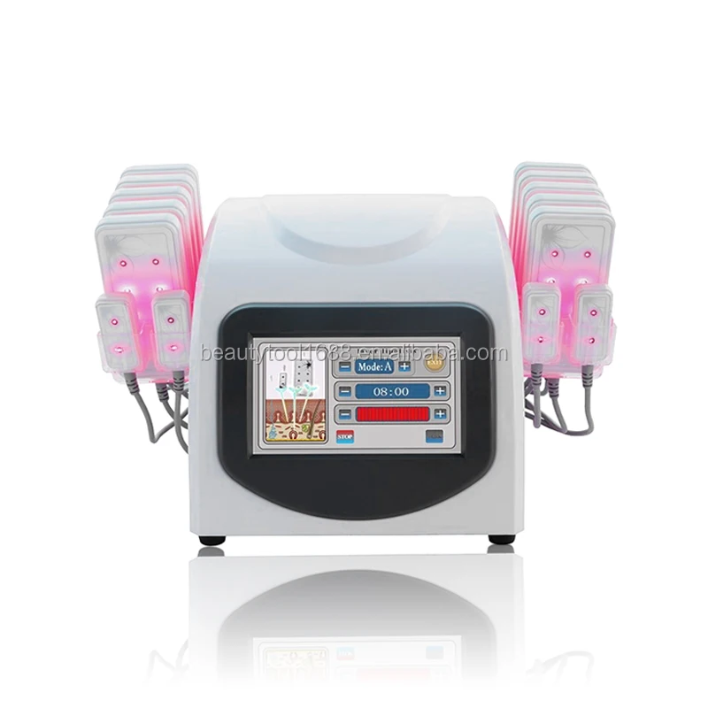 

Newest Portable Cold Laser Pain Relief Lipo Therapy Slimming Machine With 14 Pads