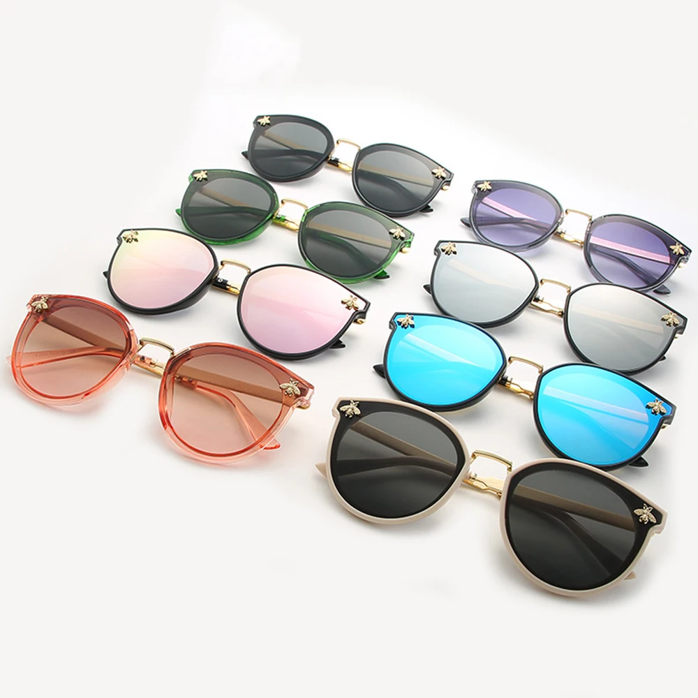 

FunFishing 2020 luxury bee Fashion Square Brand Design Sun Glasses