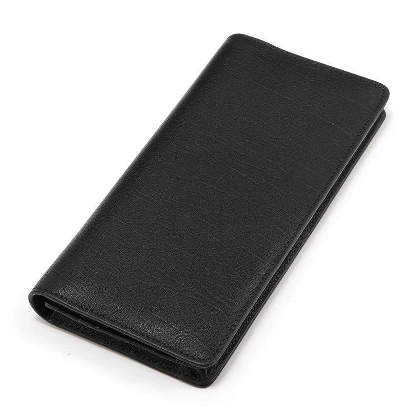 

Unisex Slim Man Long Wallet Mens Cartoon Wallet Leather Purse,Men Wallet Long L, Black
