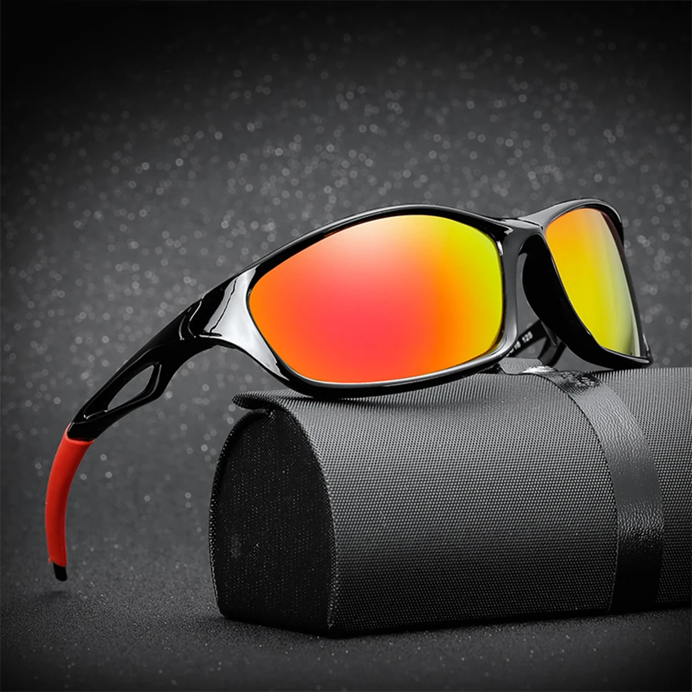 

New Sports Polarized Sunglasses Brand Designer Men Women Sports Goggles Sunglasses for Climbing Driving Running Fishing 1003, Picture