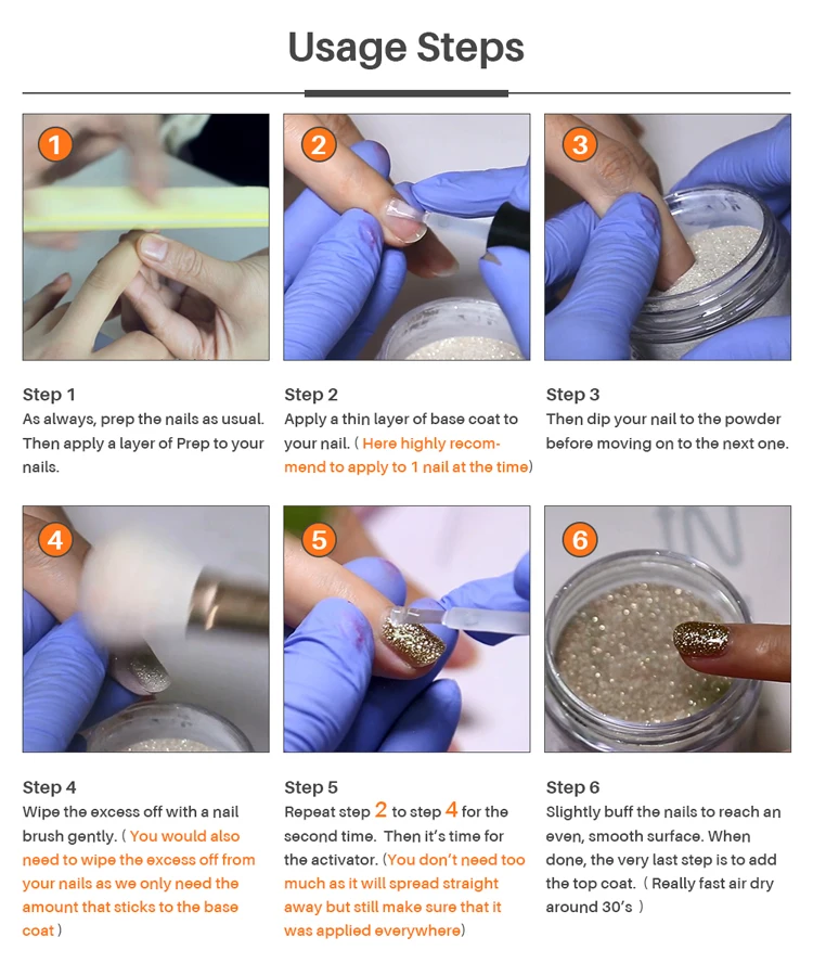 KDS nail art  bulk dip nail powder