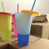 Plastic Drinking Stadium Color Changing Reusable Cold Cups
