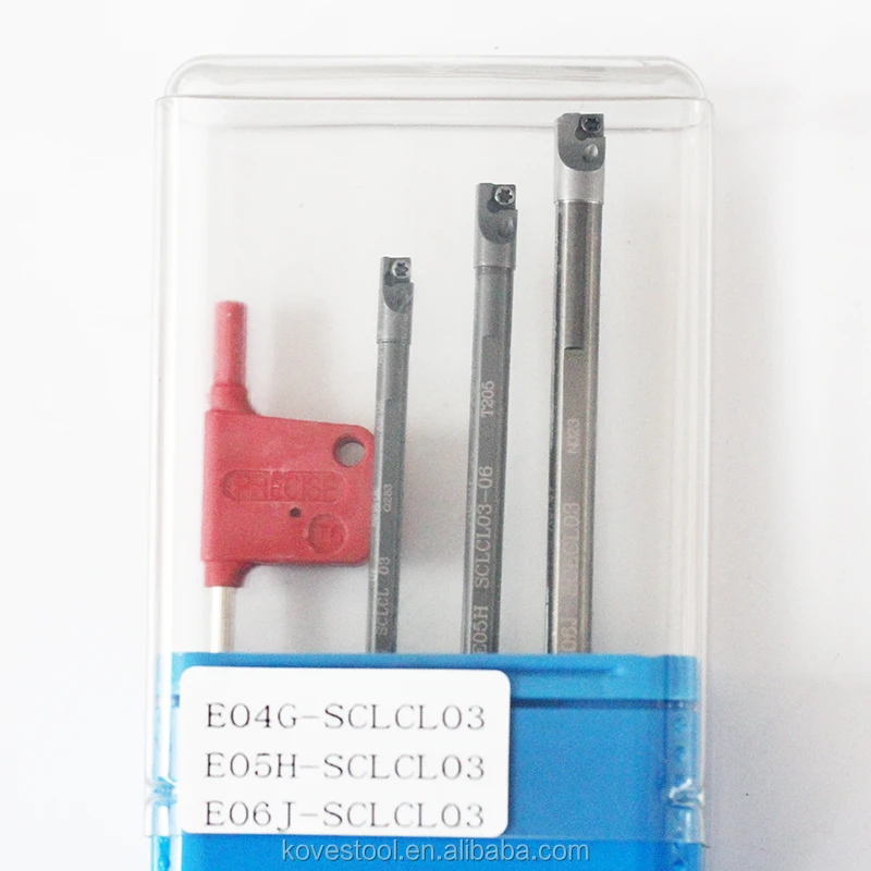 Mini Carbide Boring Bar Set Sclcr03,Sclcl03 With Center Coolant Type
