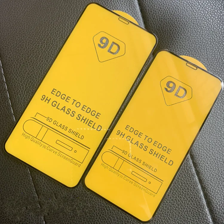 

9D Curved Edge To Edge Full Cover Full GLue Tempered Glass Screen Protector For iPhone 11 iPhone XR