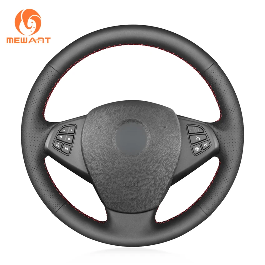 

Custom Hand Stitch Artificial Leather Steering Wheel Cover for BMW X3 E83 2005 2006 2007 2008 2009 2010