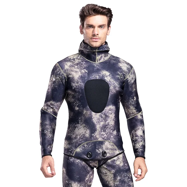 

3mm amazon hot sale camo yamamoto neoprene fabric spearfishing hunting surfing diving wetsuits