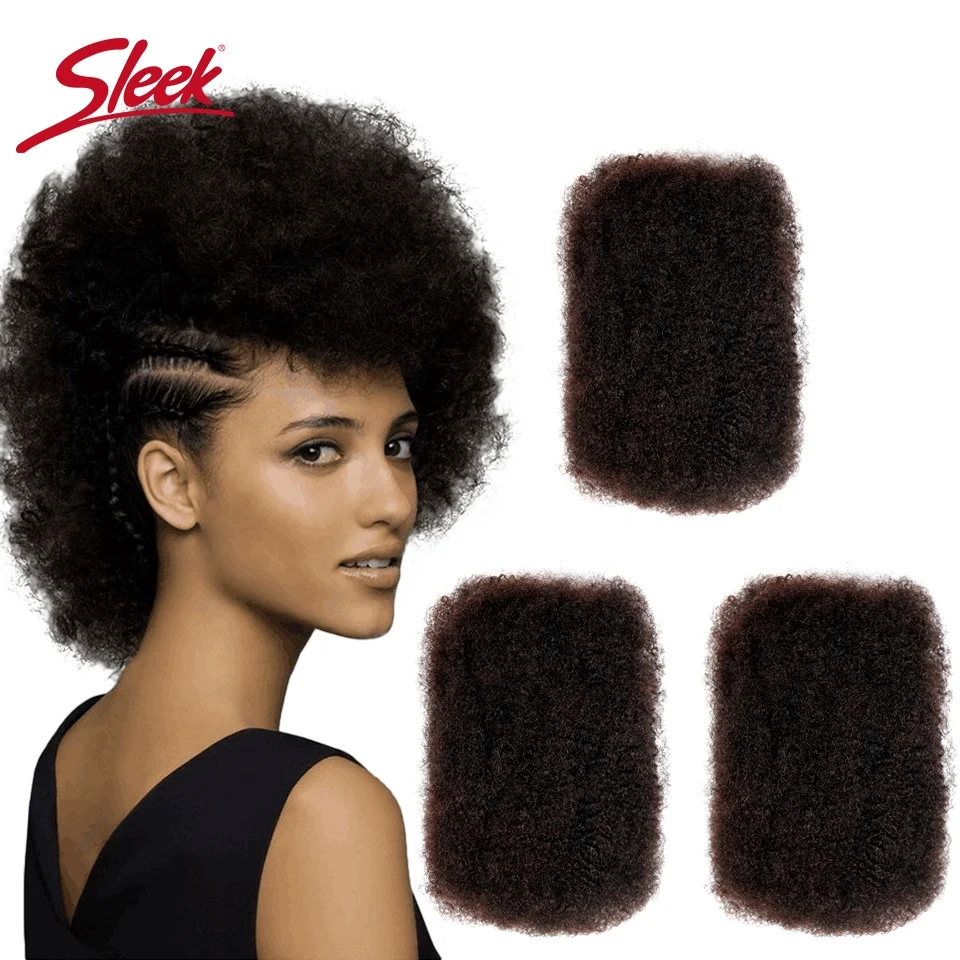 

Sleek 10 to 22inch Afro kinky bulk 100% human hair raw natural and colors brazilian wholesale cuticle aligned virgin hair