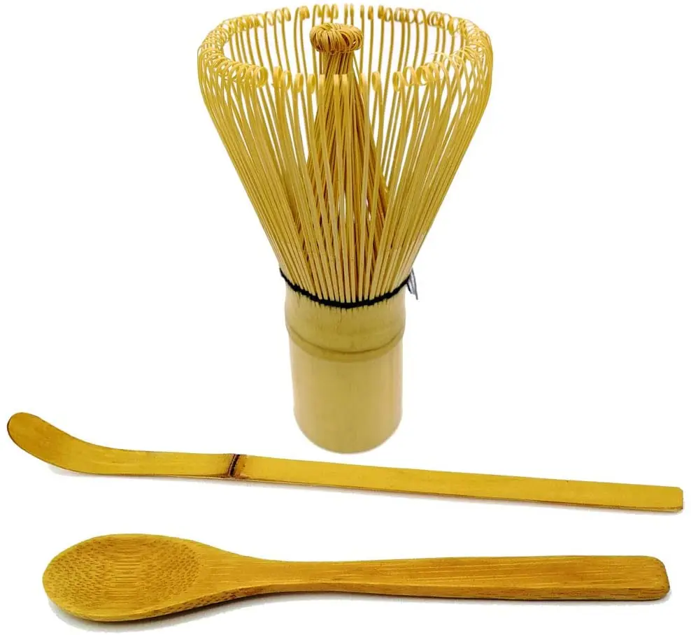 

Old Carpenter Accept OEM Traditional Tea Accessories Japanese Green Tea Bamboo Matcha Whisk Brush Set