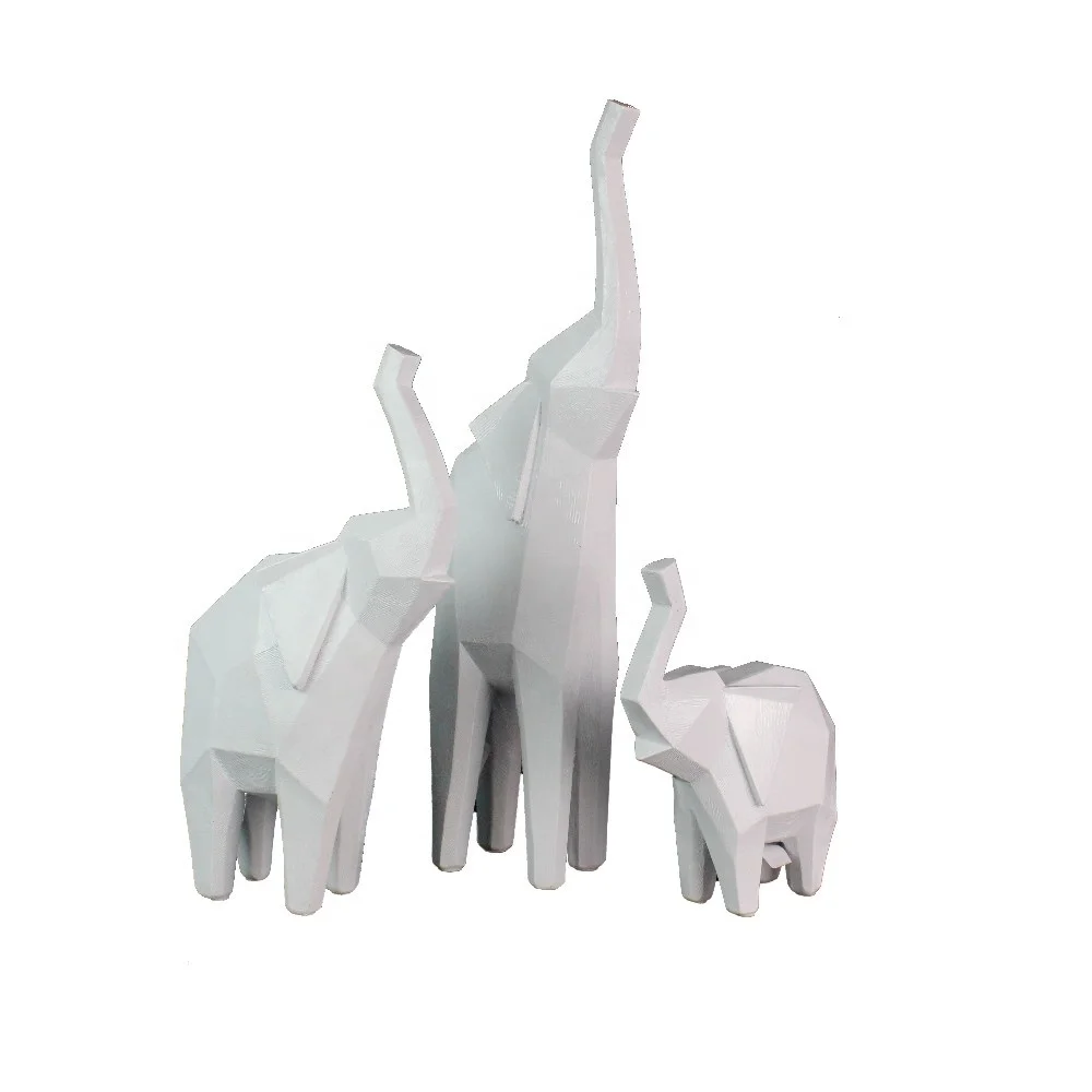 Resin goldleaf elephant statues small elephant figurines  home decor supplier