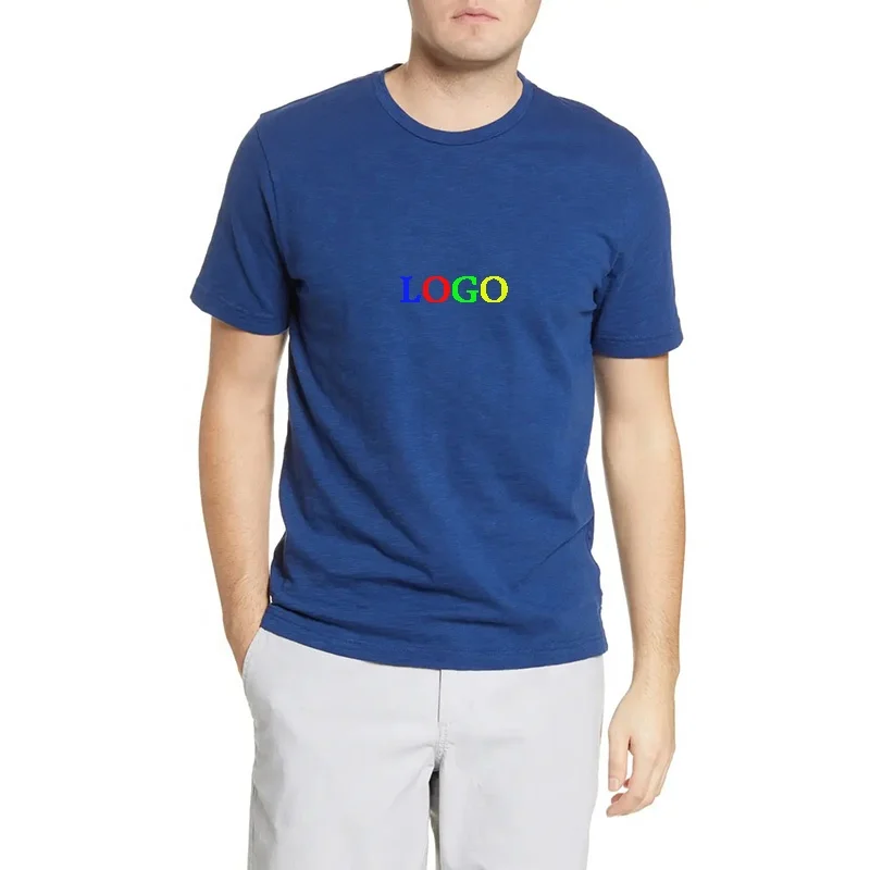 

OEM Men's Custom Logo Short Sleeve T Shirt Wholesale Cheap Comfortable Casual Pullover T Shirt