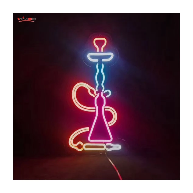 Winbo ODM/OEM NO MOQ Happy Birthday Neon Sign Letters Custom Led Light Neon Sign Hookah Custom Neon Sign Led logo Light Led Sign