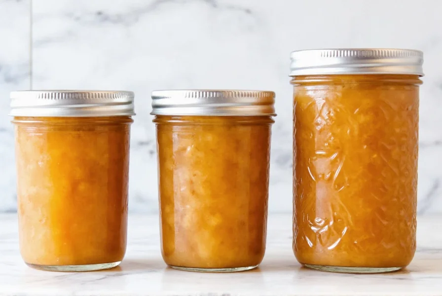 Homemade cinnamon applesauce in glass jars showing proper storage techniques