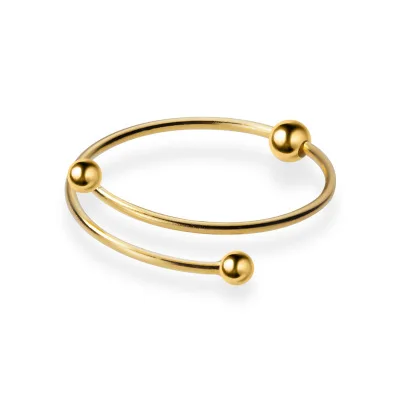 

Girly Sweet Style Ring With Beads Small Fresh Opening Adjustable Ring Jewelry Sterling Silver Ring, As picture