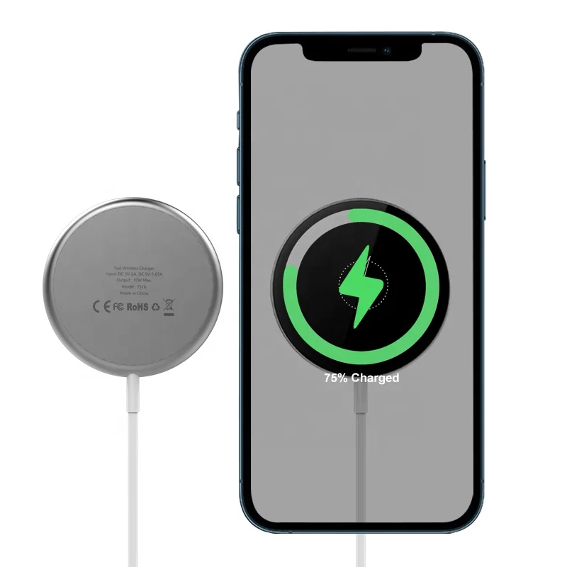 

amazon top seller 15W Fast Charging qi Standard Magnetic Wireless Charger for iphone 12