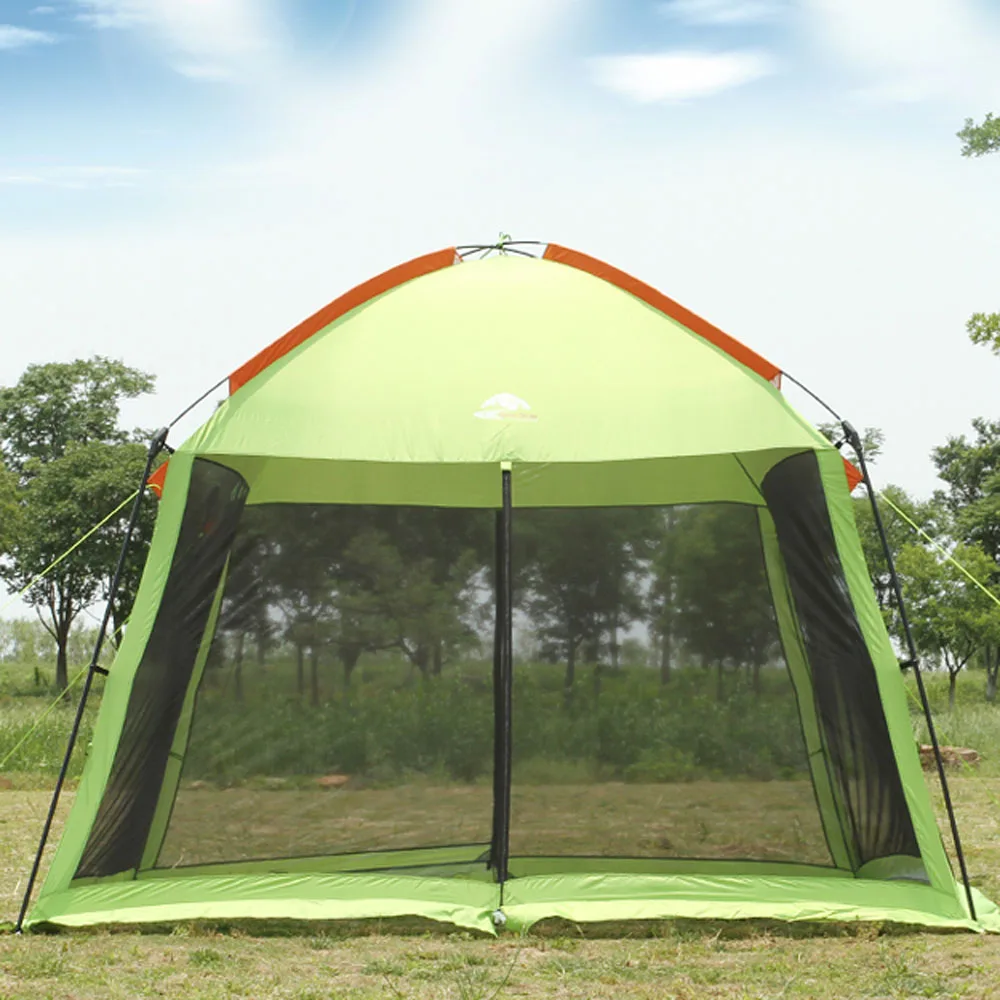 

High Quality Single Layer 320*320*240cm Ultralarge 4-8person Family Party Gardon Beach Camping Tent Gazebo Sun Shelter