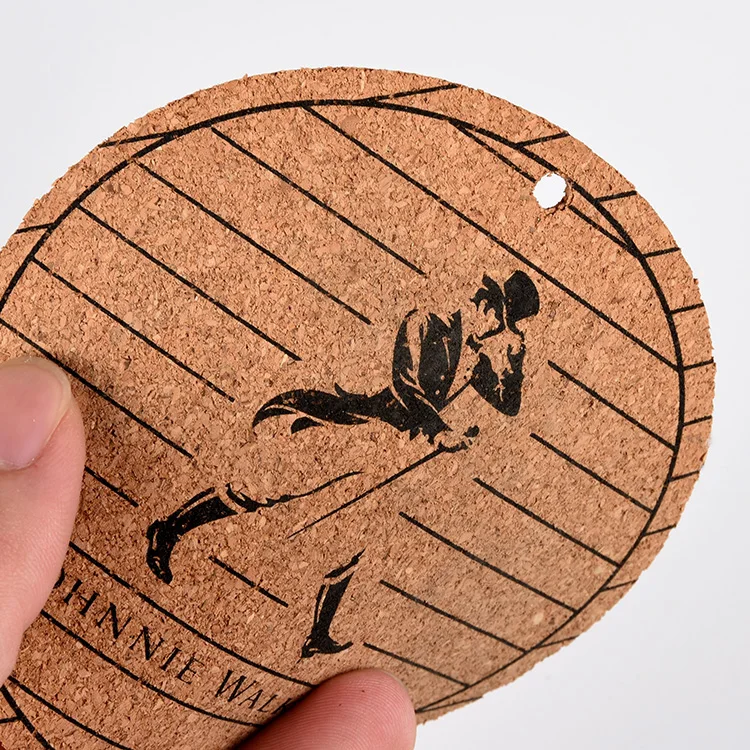 wholesale water absorbent coasters biodegradable Popular pure cork coaster