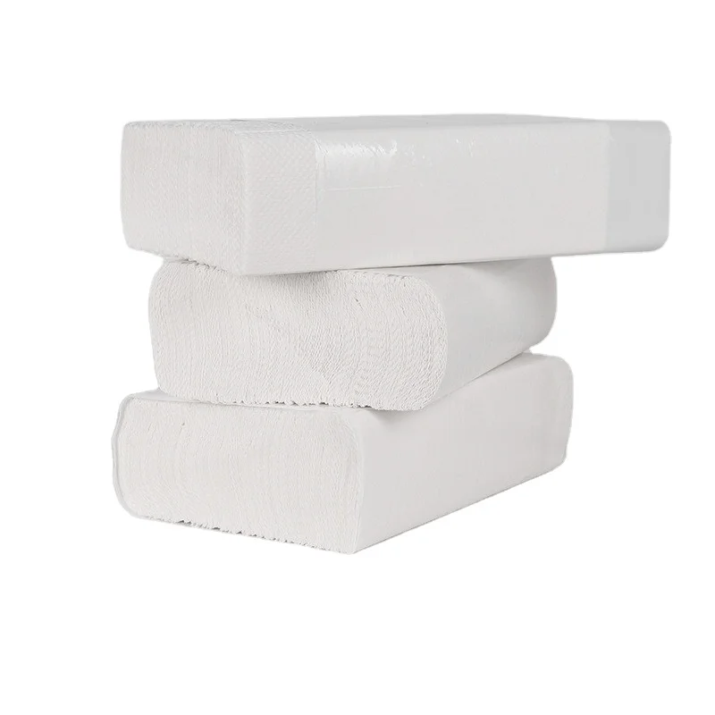 

High quality N fold hand paper towel custom Z fold hand paper tissue towel, White