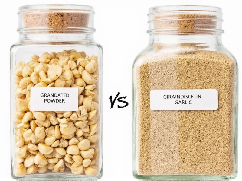 Granulated Garlic vs Garlic Powder: Key Differences Explained