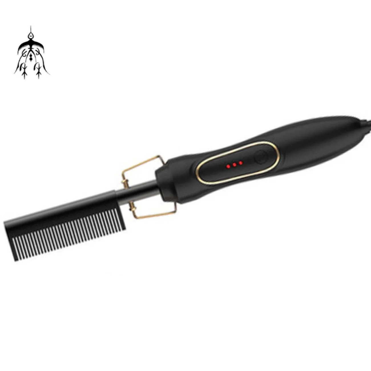 

High Quality Ce Copper Home Salon Bling Bling Custom Logo Electric Hot Comb