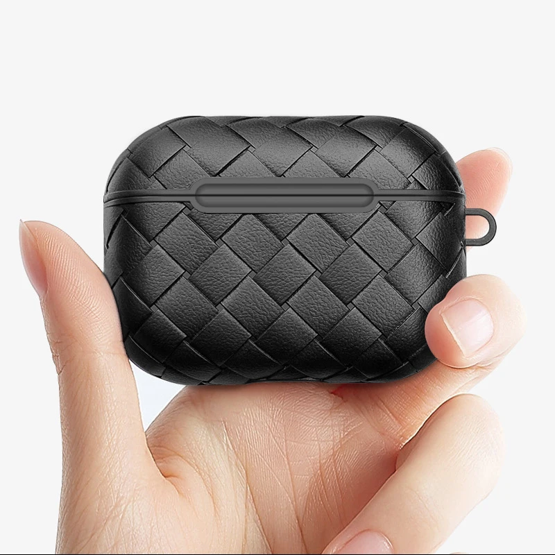 

for AirPods Case AirPods Pro Case Luxury Weave TPU Protective Cover for Factory Wholesale Custom Earphone, Multi colors