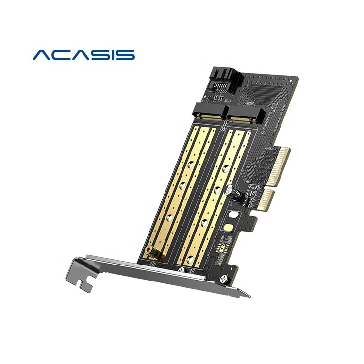 

Acasis High Speed Dual Protocol M.2 Nvme/Sata SSD driver for PC Laptop, Black