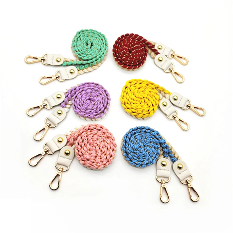 

Meetee B-J2124 1.5cm*120cm Colorful DIY Bag Garment Decor Accessories Twine Shoulder Belt Single Shoulder Crossbody Long Strap