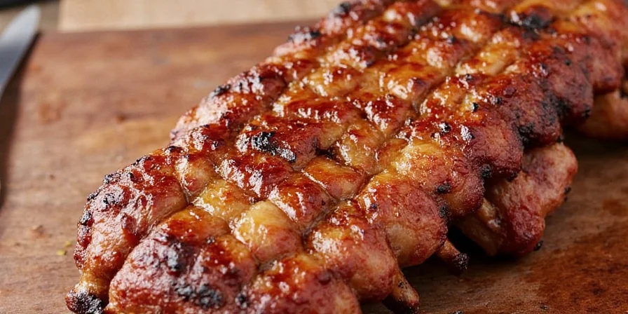 Comparison of dry rub and wet glaze application