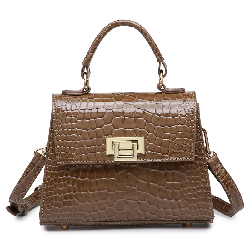 

2022 New Collection Oem Woman Bags Fashion High Quality Crocodile Handbag Luxury Quality Shoulder Handbag PU 3 Pcs Single CN;GUA