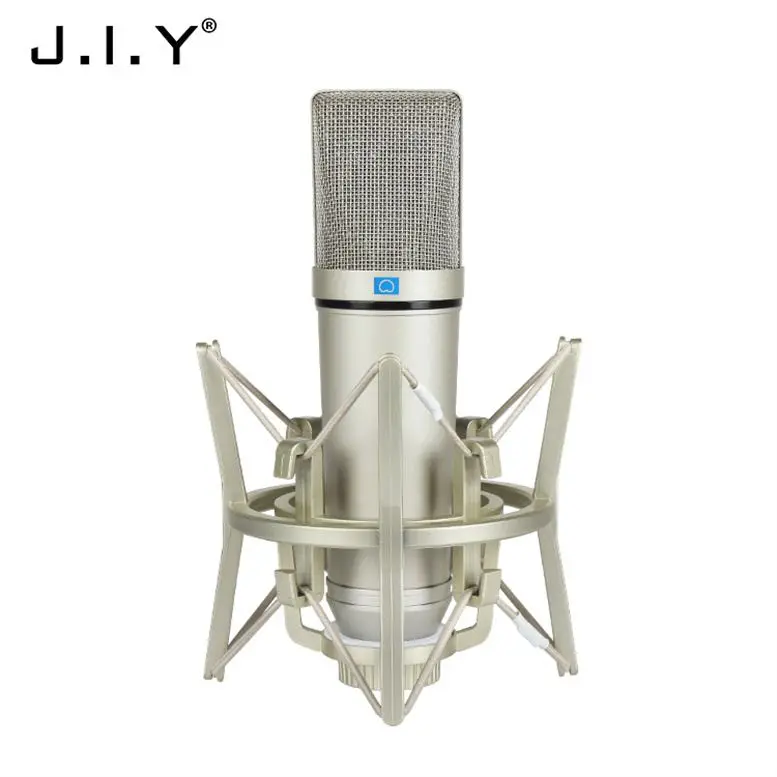 

Low Price Wired Desktop Condenser Microphone, Champagne