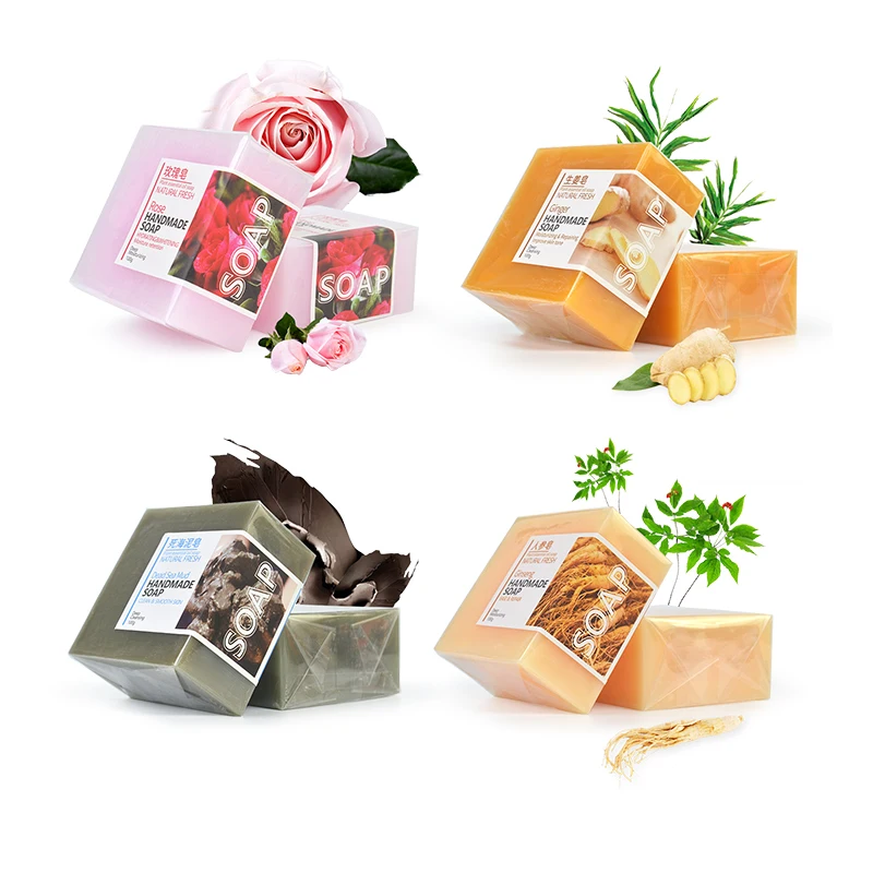 

private label 100g natural organic tumeric soap handmade papaya soap whitening skin feminine yoni tightening soap, 22 colors