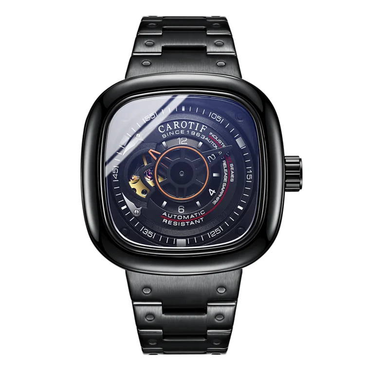 

F1003G Custom best price mechanical skeleton watch 2020,