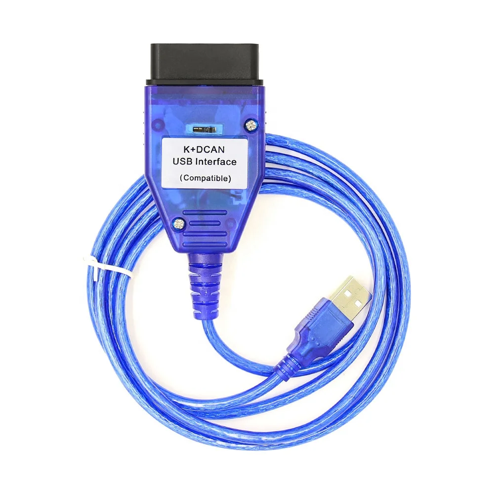 

Car Diagnostic Tool FTDI FT232RL Chip K CAN DCAN Diagnostic Interface OBD2 Cable for BMW