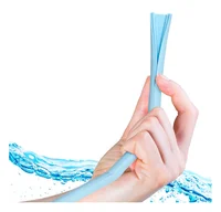 

New Product Ideas 2020 E-zip Split Straws Silicone Resealable Reusable Easy Cleaning Straw