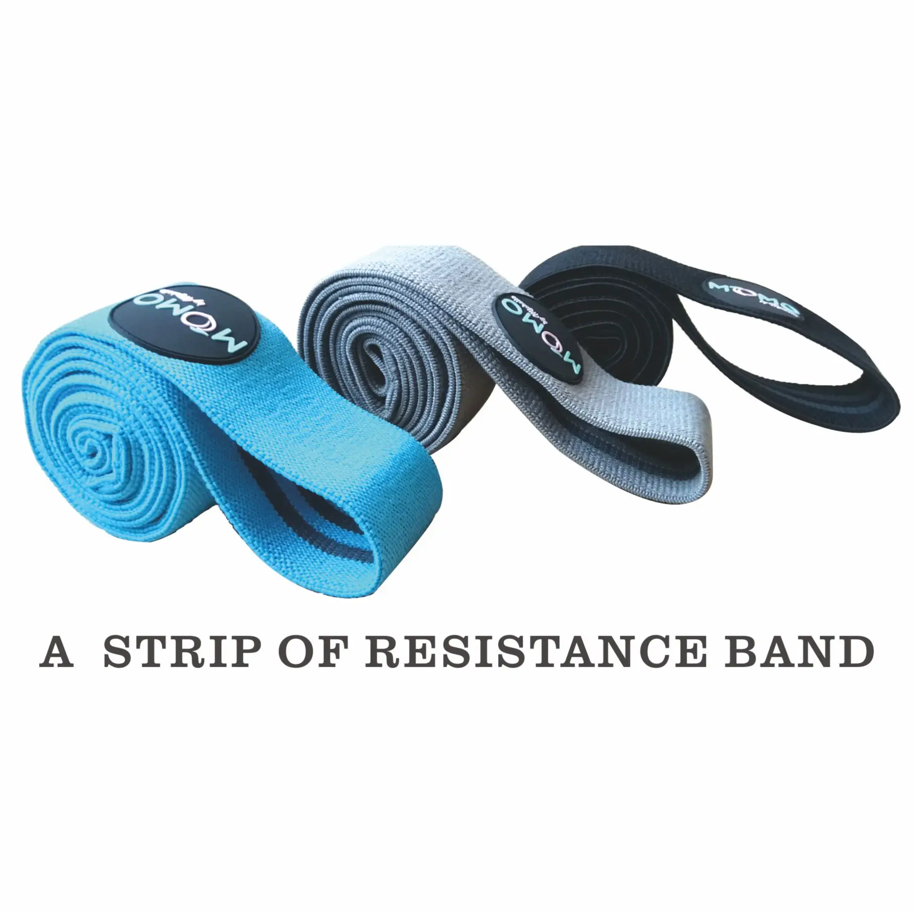 New Long Fabric Printed Resistance Band For Yoga Fitness Sports Elastic ...