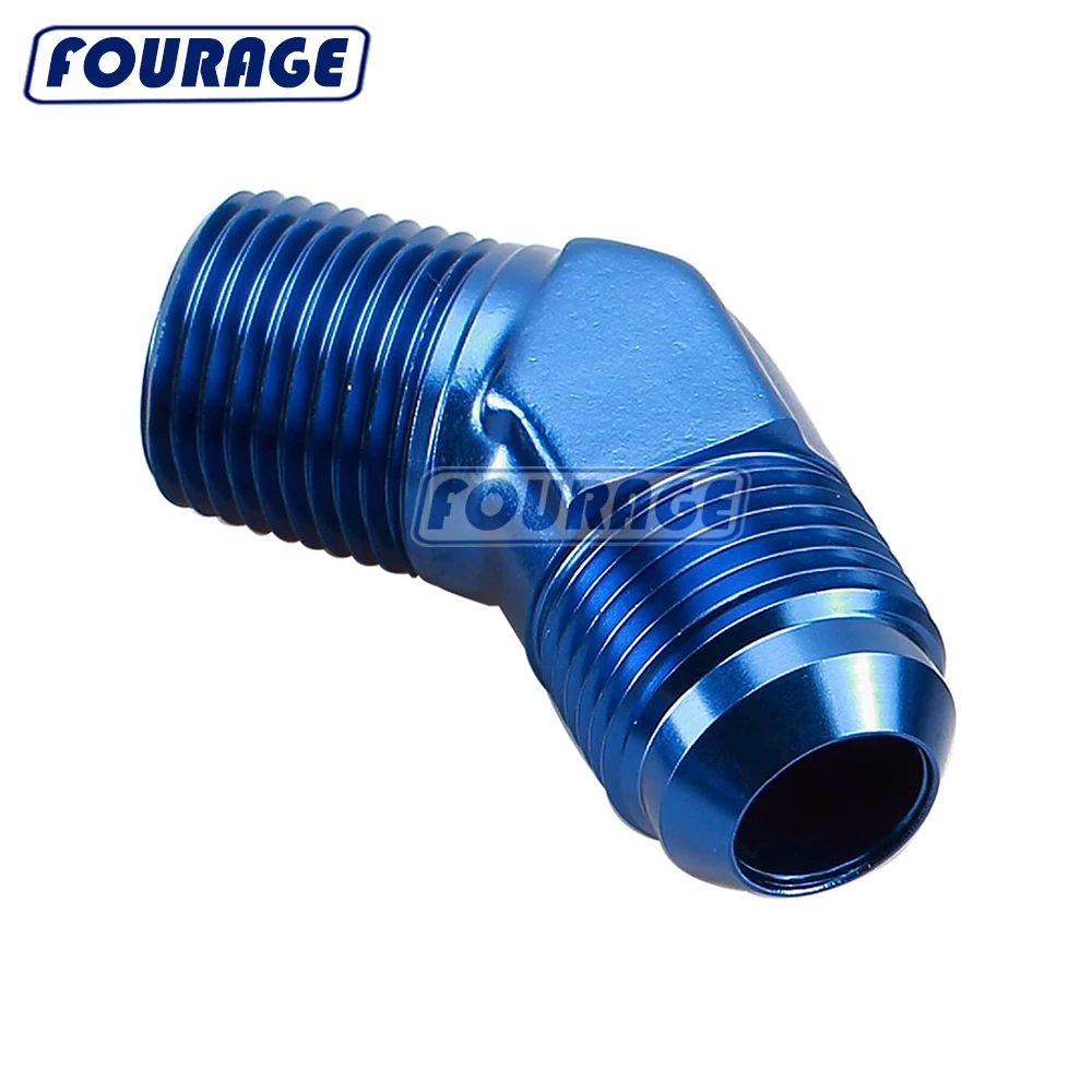 Male 6-AN AN6 NPT to 3/8" female Fitting Flare Reducer Metric Thread Adaptor 1P