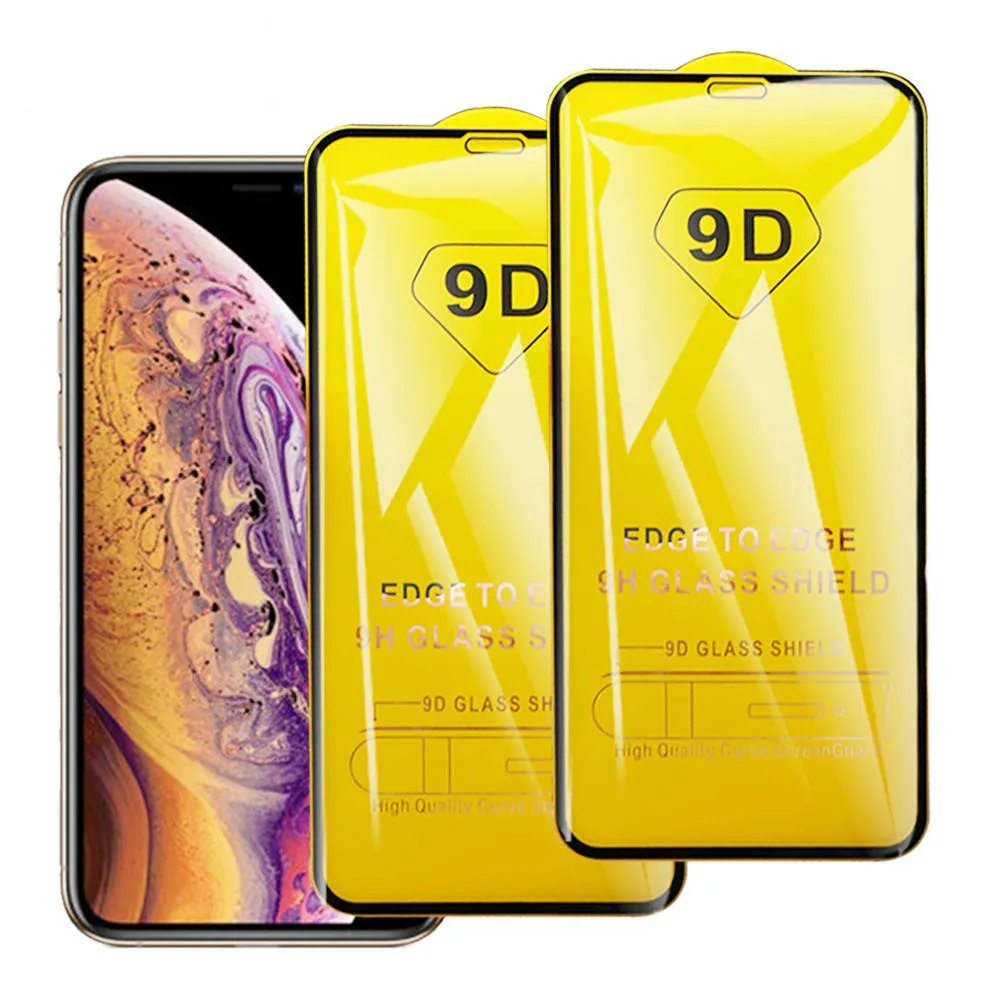 

9D Curved Protective Tempered Glass On The For iPhone 12 mini 12 pro max 11pro max Glass Screen Protector Soft Edge Film