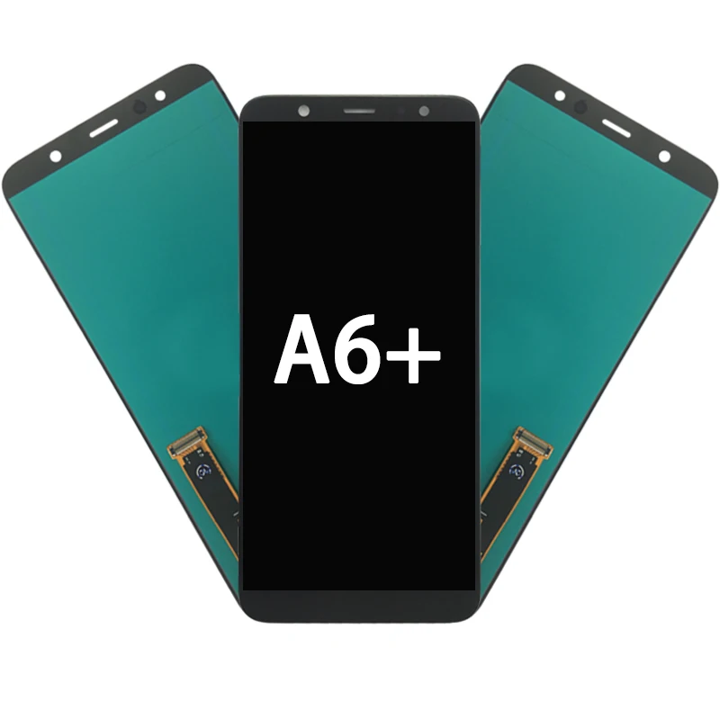 

Wholesale Custom OLED LCD For Samsung Galaxy A6+ PLUS LCD Display Screen replacement A605 Digitizer Assembly, Black