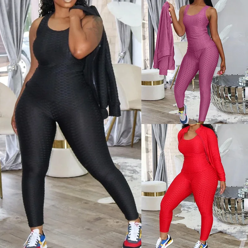 

wholesale stacked pleated split flare pants set summer sleeveless jumpsuit women two piece set