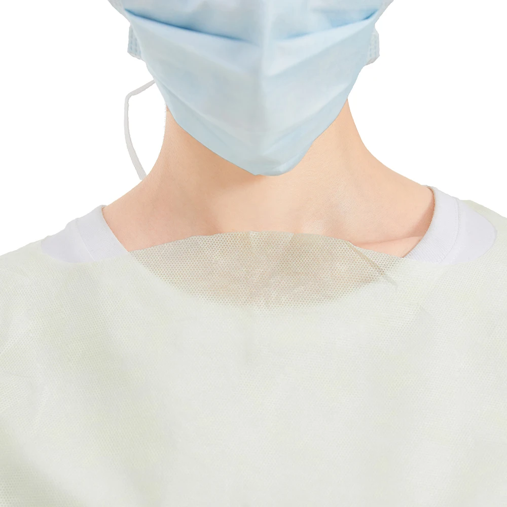 Fast delivery Professional Disposable PE PP CPE protective waterproof isolation gowns - KingCare | KingCare.net