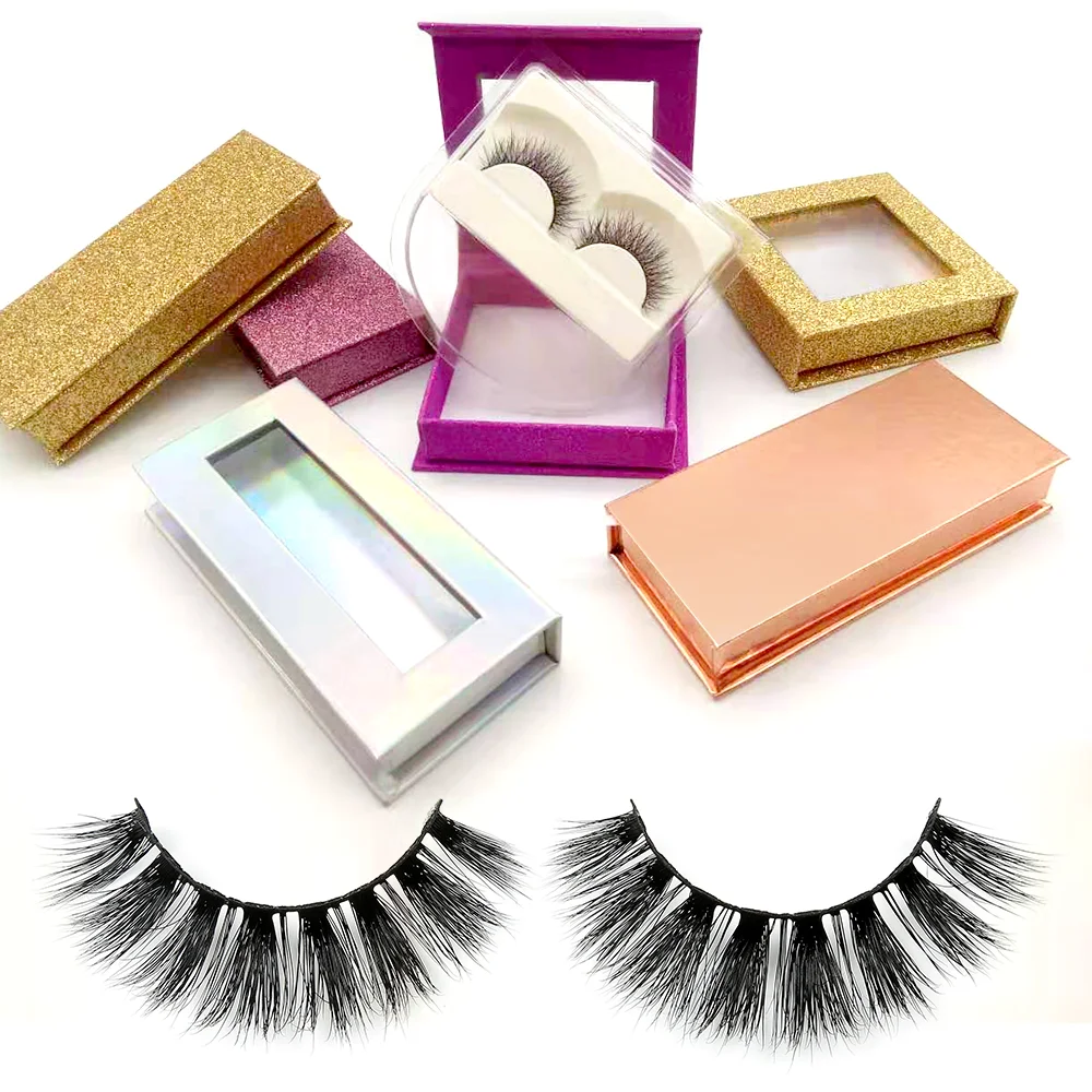 

high quality custom 3d diamond prime silk eyelash extensions