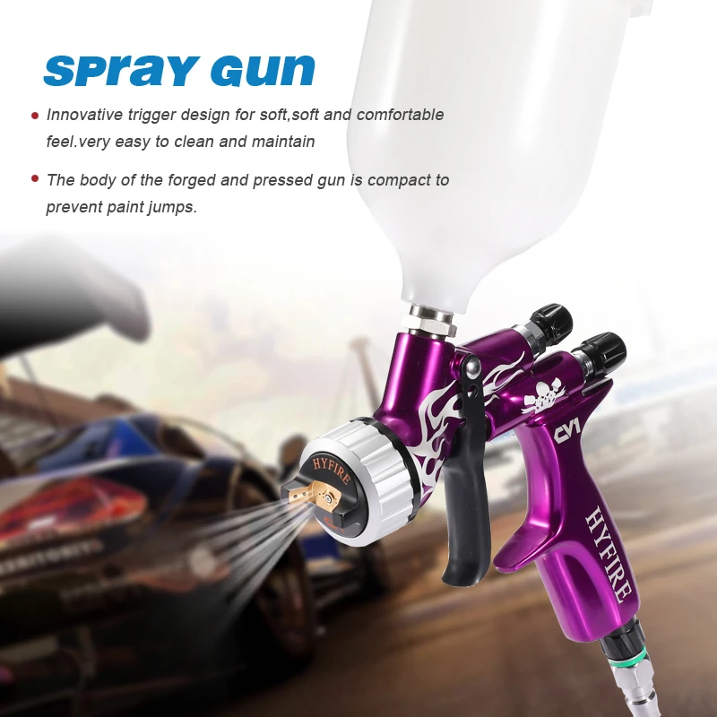 Original Dv1 Cv1 Hvlp Automotive Auto Spray Paint Painting Gun Hvlp