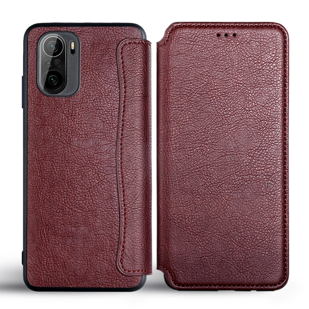 

Case for Xiaomi Redmi K40 Pro Plus Flip cover PU Leather with card slot no magnet for Xiaomi Redmi K40 Pro Plus case fundas