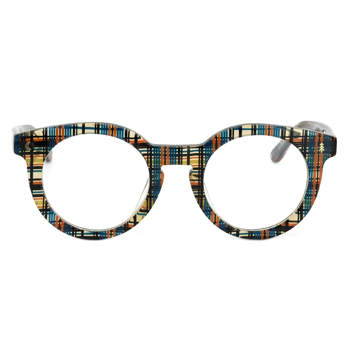 

2021 Vogue Designer Round Acetate Vintage Glasses eye glass Frames Thick Frame