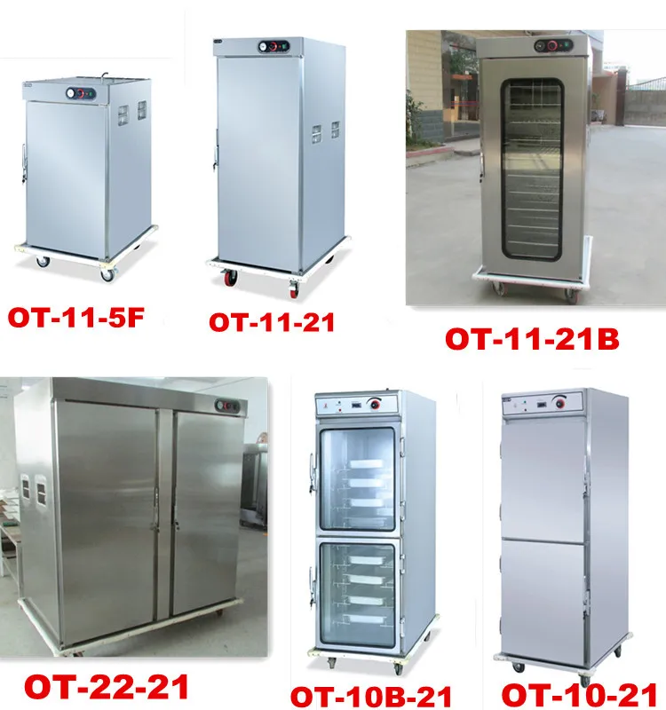 Ce Approved Professional Mobile Large Food Warmer Trolley Cart With