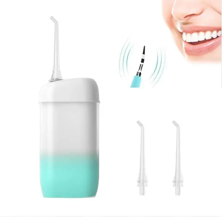 

Portable household mini water irrigator dental electric dental scaler tooth cleaner remover, Orange.white